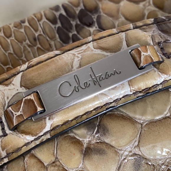 Vintage Cole Haan "Snakeskin" handbag - Picture 2 of 14